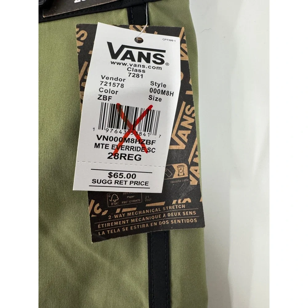 Vans Mens MTE Everride Scalloped Green Black 18